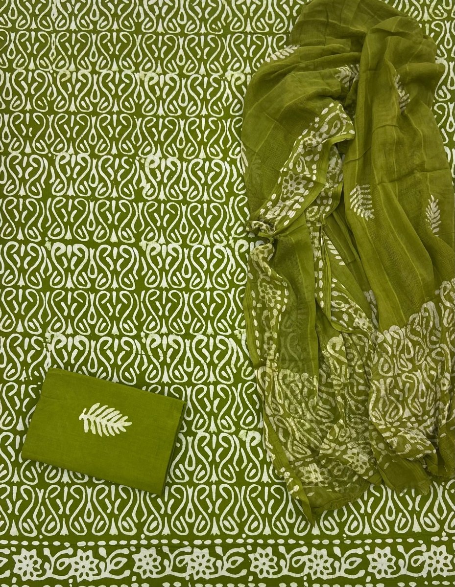 Block Print Elegant Cotton Suit Set - Stylish Attire