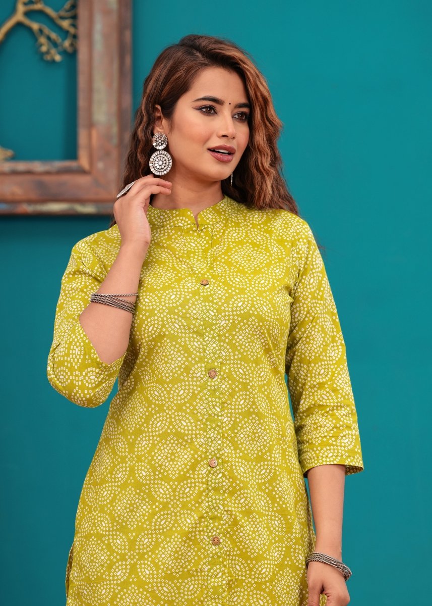 Pure Sangeri Cotton Print Kurti - Yanchi