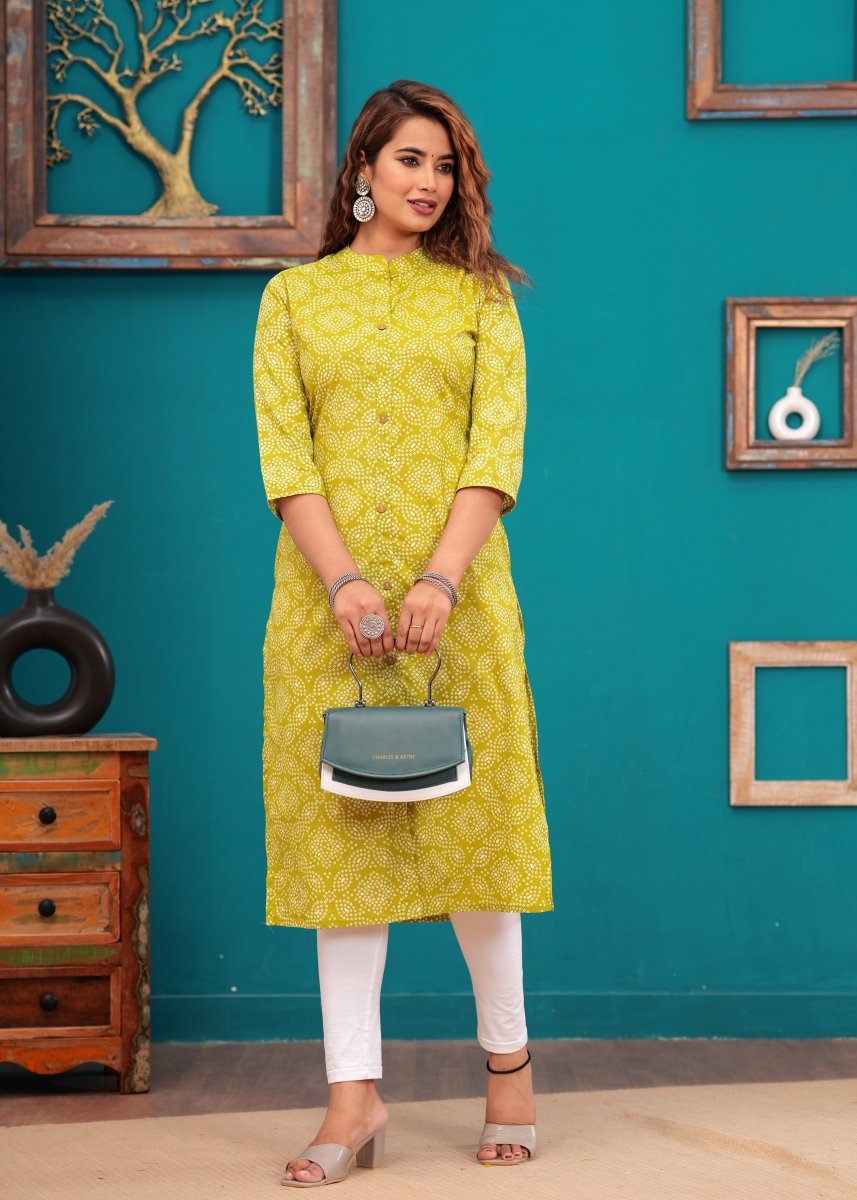 Pure Sangeri Cotton Print Kurti - Yanchi