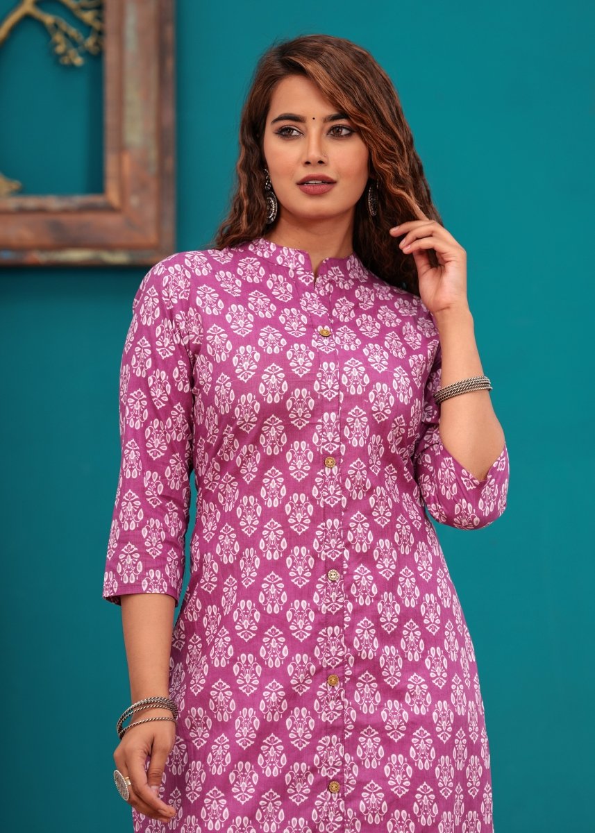 Pure Sangeri Cotton Print Kurti - Yanchi