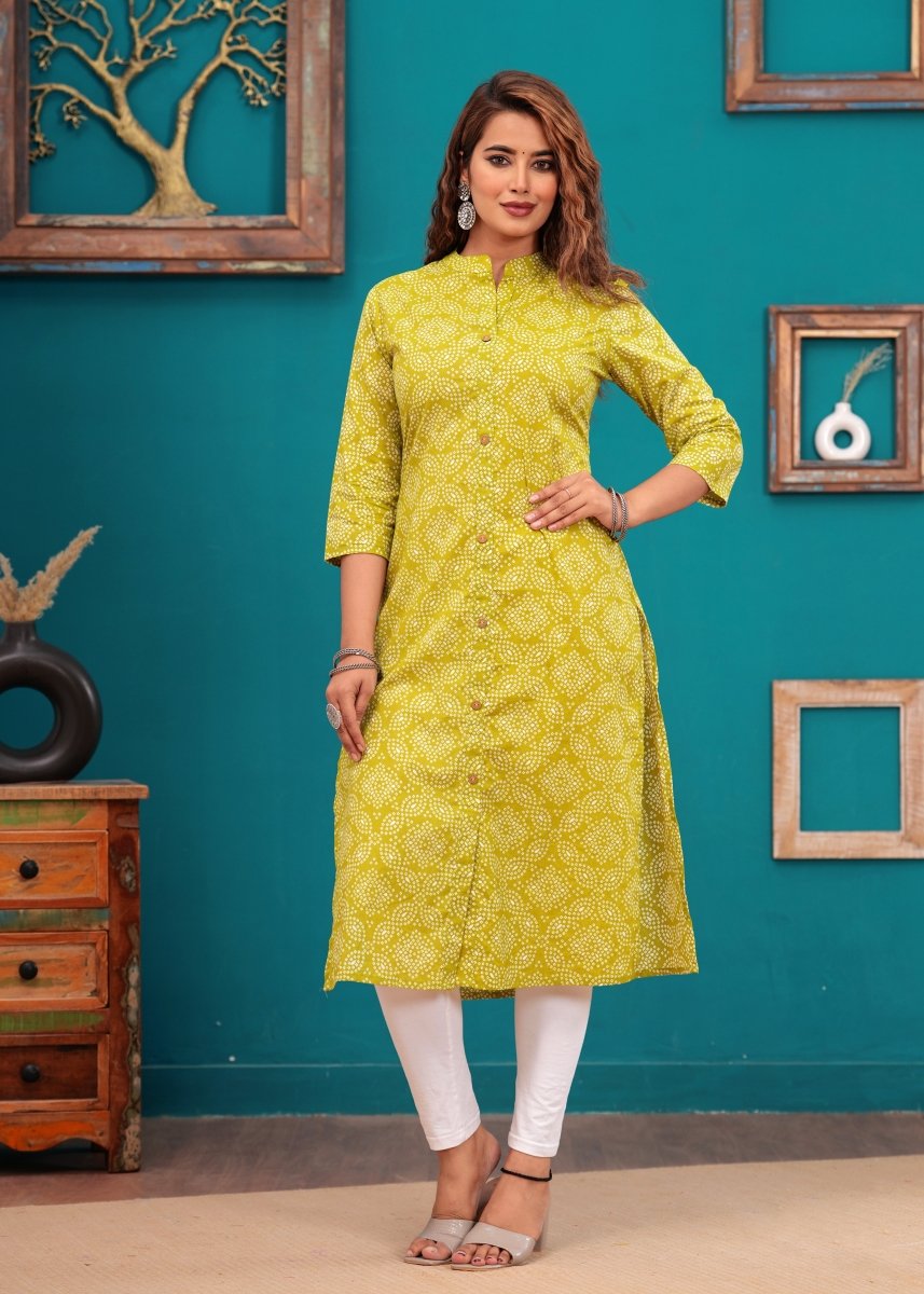 Pure Sangeri Cotton Print Kurti - Yanchi