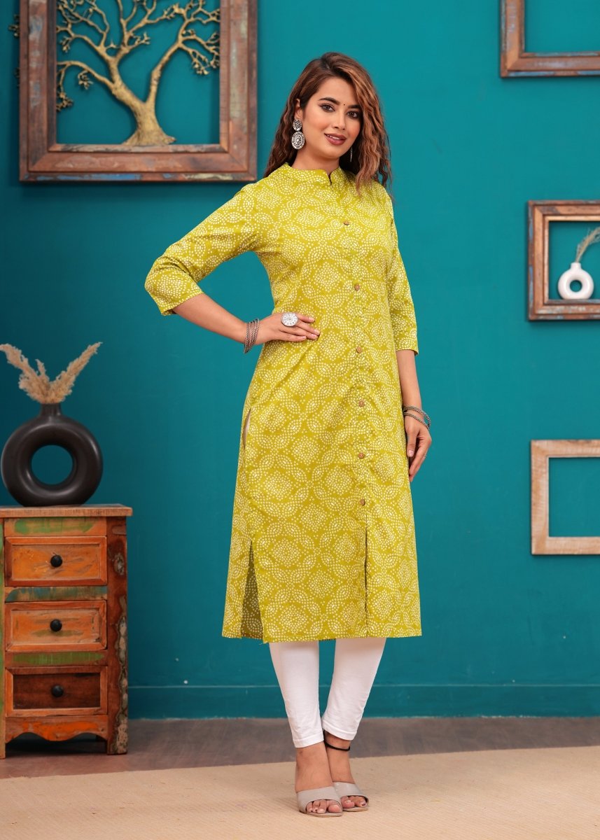 Pure Sangeri Cotton Print Kurti - Yanchi