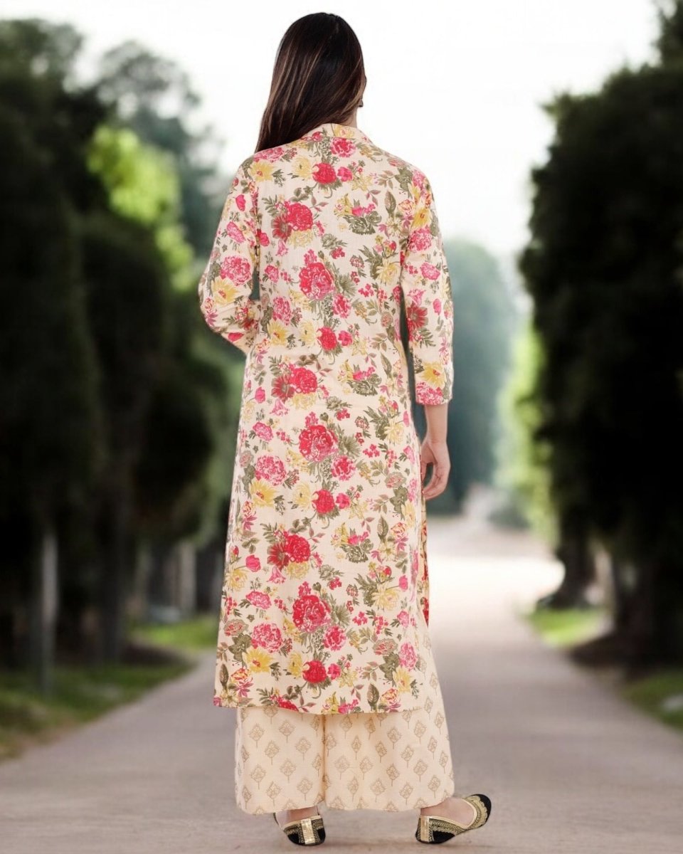 Pure Soft Cotton Print Kurti - Stylish Attire